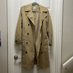 Gap classic khaki trench coat NWOT